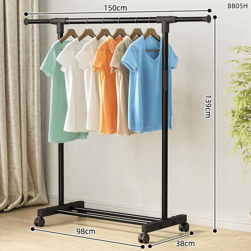 텔레스코픽 모델-150 단극 검정색 + 바퀴