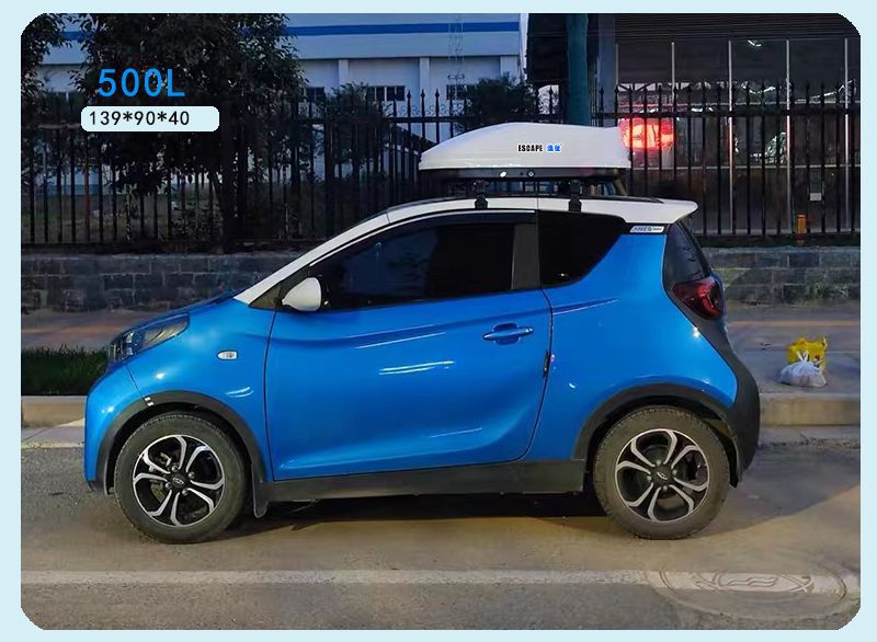 New Waterproof Large-Capacity Car Roof Luggage Box, No-Drill Suv Travel Box, Ultra-Thin Universal Luggage Rack