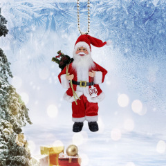 国境を越えた新しいサンタクロースの立ち姿アクリル平面ペンダントクリスマスツリーの小さなペンダントクリスマス装飾品