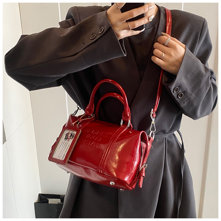 Korean version hand-held bowling bag for women 2025 new retro niche commuting pillow bag versatile single-shoulder crossbody bag undefined