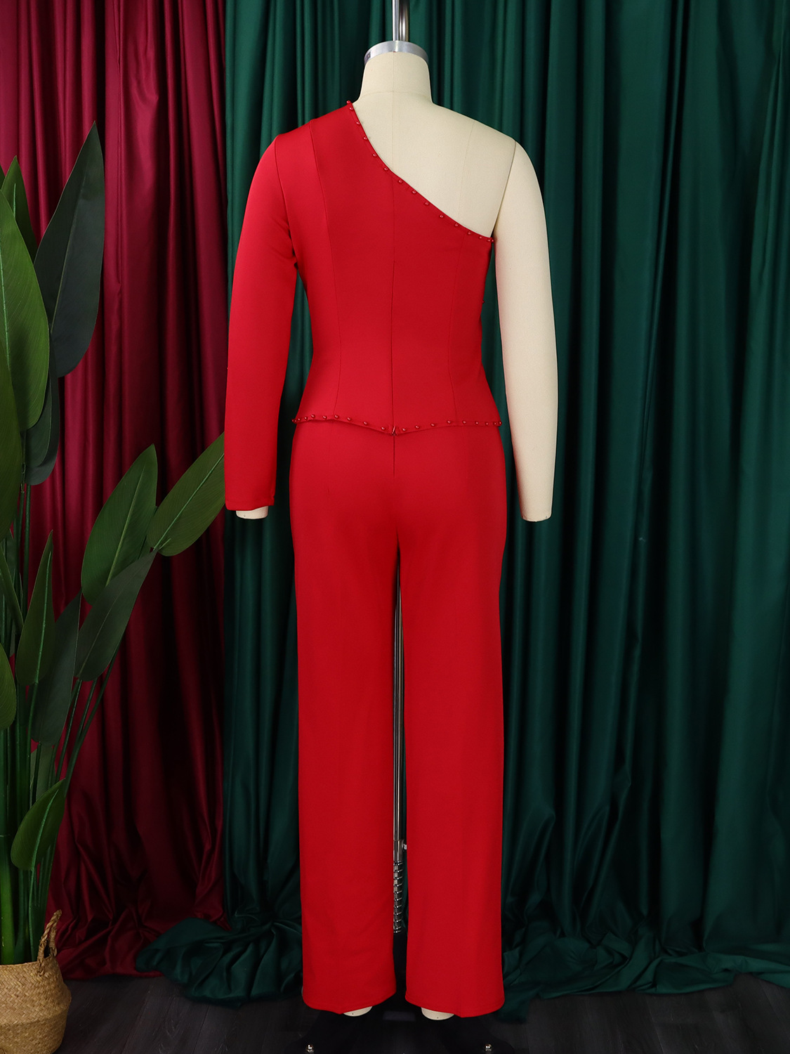 Täglich Frau Elegant Klassischer Stil Einfarbig Elasthan Polyester Hosen-sets Hosen-sets display picture 24