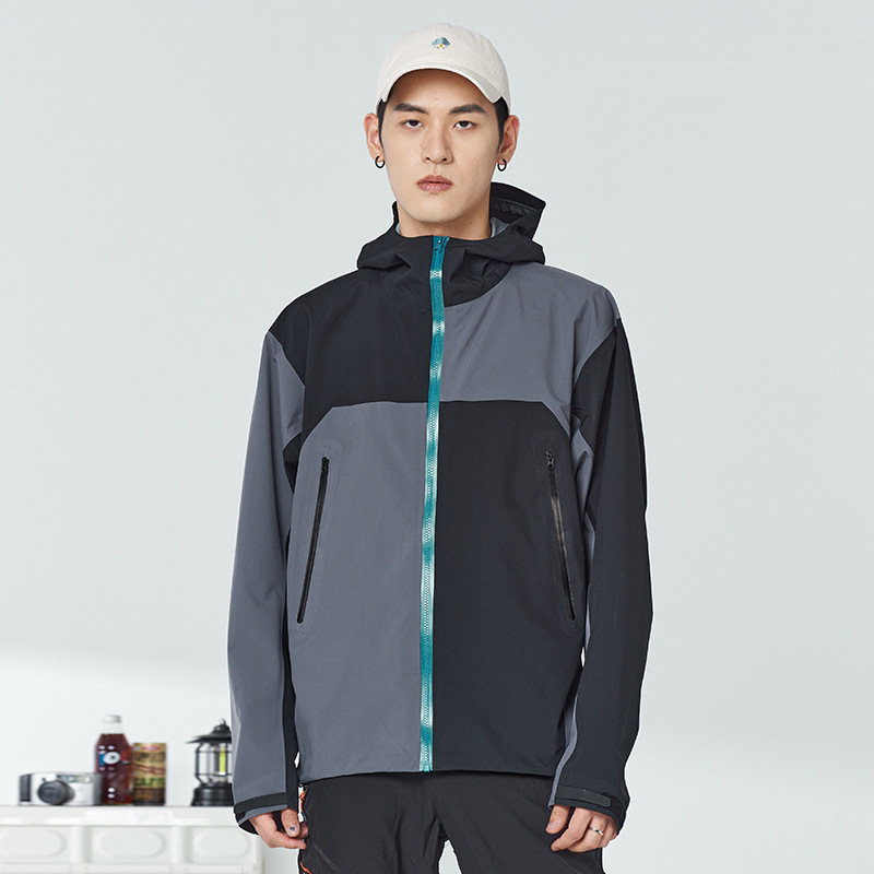 Bird's Nest Same Style Plain Single-Layer Jacket in Stock, Unisex Ultra-Light Color-Blocking Waterproof Windproof Jacket Bird's Nest Same Style Plain Single-Layer Jacket in Stock, Unisex Ultra-Light Color-Blocking Waterproof Windproof Jacket