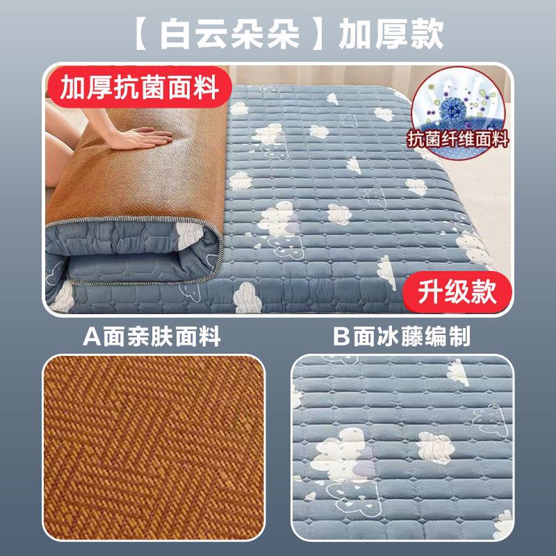 Thickened Double-Sided Mattress, Winter and Summer Dual-Use Rattan Mat, Summer Mat, Single and Double Student Dormitory Mattress Thickened Double-Sided Mattress, Winter and Summer Dual-Use Rattan Mat, Summer Mat, Single and Double Student Dormitory Mattress