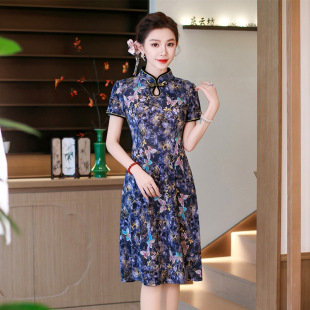 2026�ļ��¿�Ů����ʽ���I����ȹ���|���L��ӡ���r���B��ȹLX2618