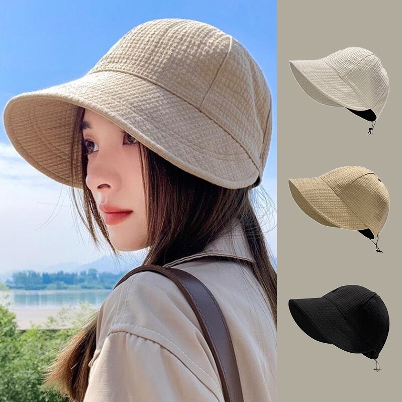 Ruth hat waffle fisherman hat children's cap spring and summer fashion all-match sun hat sunscreen sun hat Ruth hat waffle fisherman hat children's cap spring and summer fashion all-match sun hat sunscreen sun hat