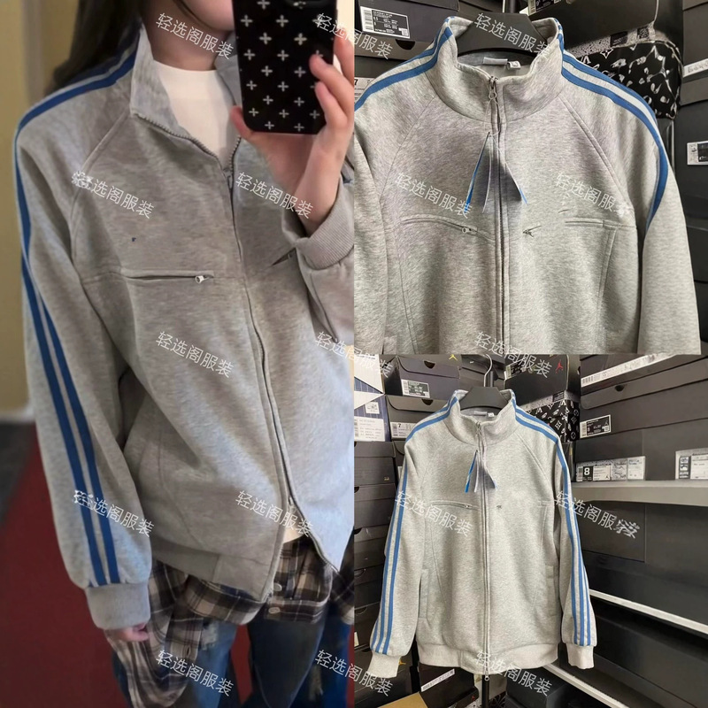 A Brand's New Spring and Autumn Original Letter 9899 Embroidered Unisex Windbreaker Jacket, Same Style as Jennie