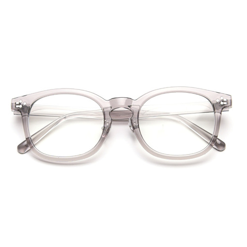 T7120 New Korean Style Yu Wenle TR90 Eyeglass Frame for Men and Women, Clear-Sighted Glasses for Women, Influencer-Style, Literary and Artistic, Prescription-Friendly