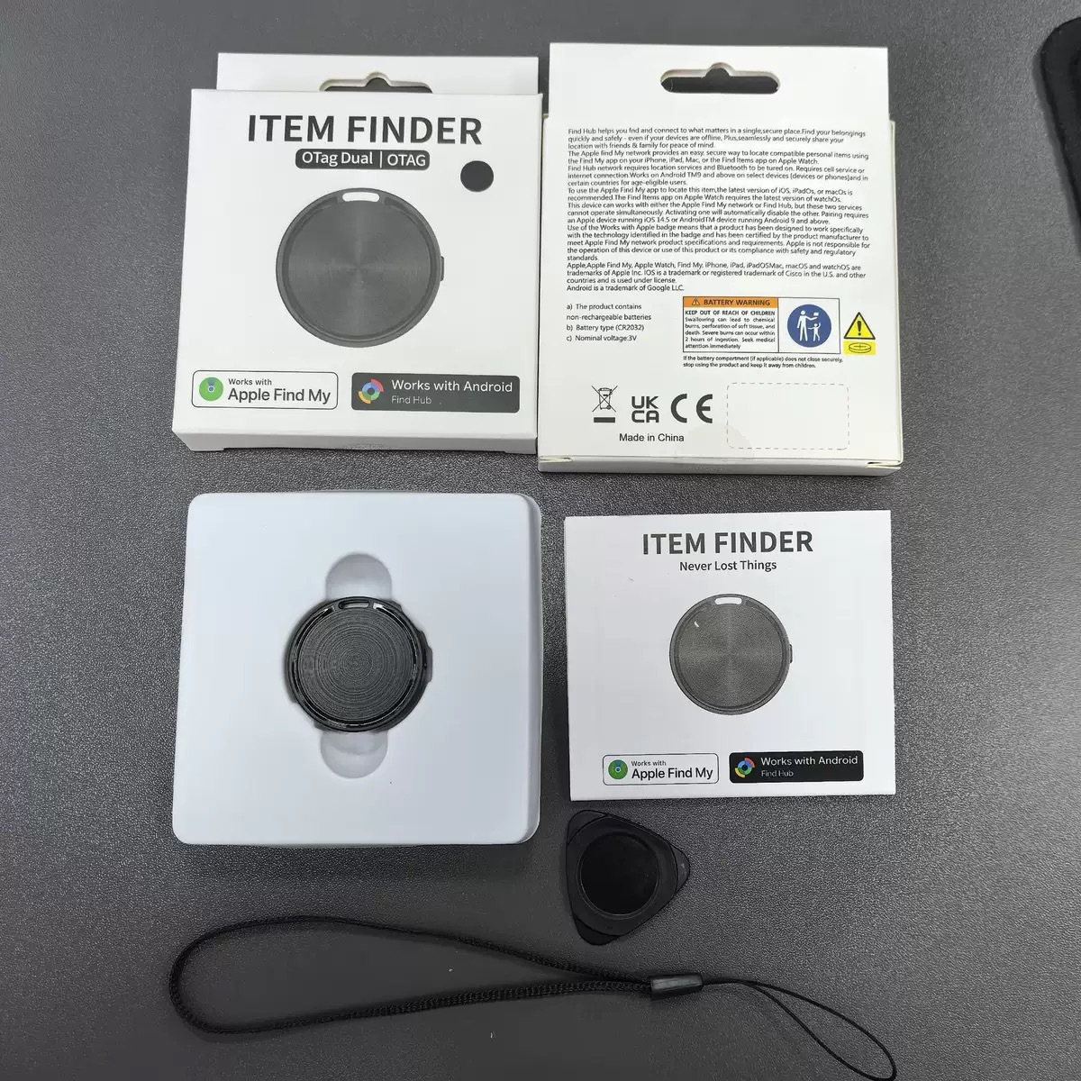 Sistema dual iOS / Android GPS universal rastreo de artículos para Pingo Google dispositivo de prevención de pérdida