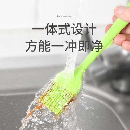 Factory Food Integrated Household Grill Silicone Oil Brush Kitchen Baking Hairless Food Grade Oil Brush