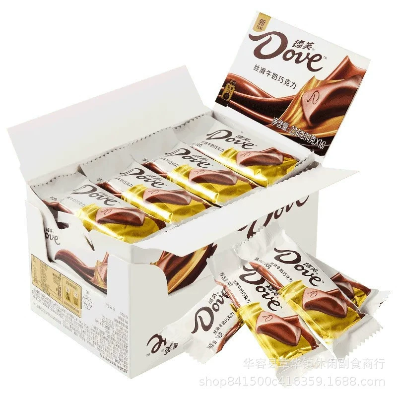 Шоколад Dove 224г коробка 14г*16 оптовый шелковистый молочный шоколад конфеты конфеты рождественские подарки