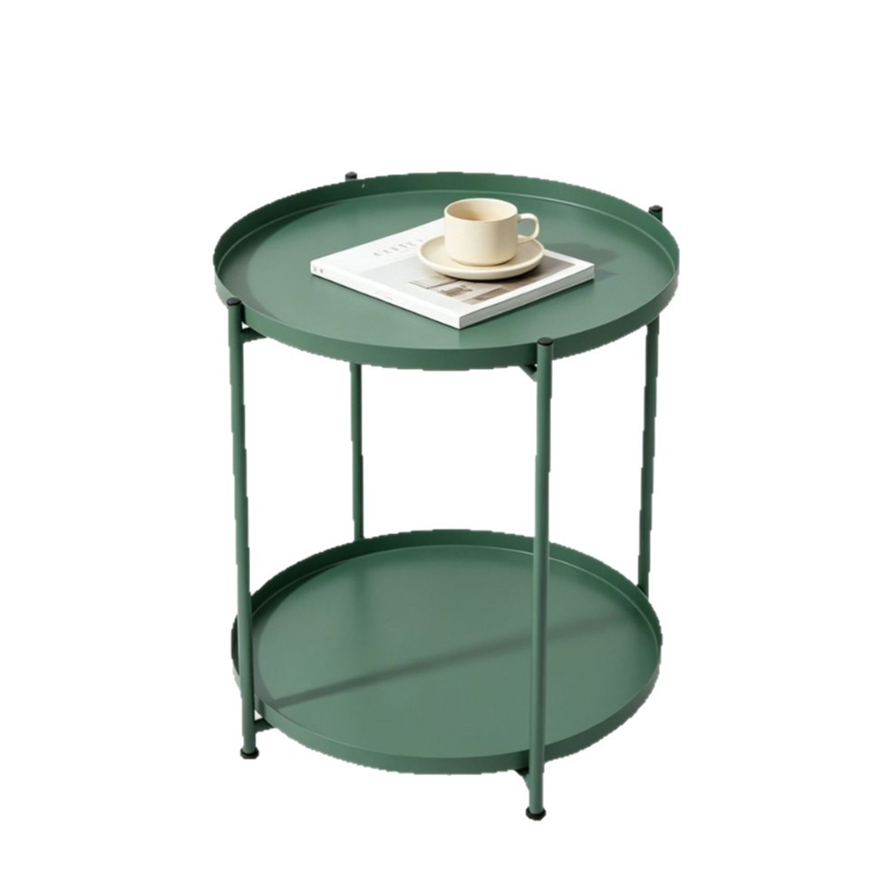 Ins pequeña mesa de té sala de estar sofá lujoso dormitorio cabecera pequeña mesa redonda balcón mesa de ocio mesa de café móvil