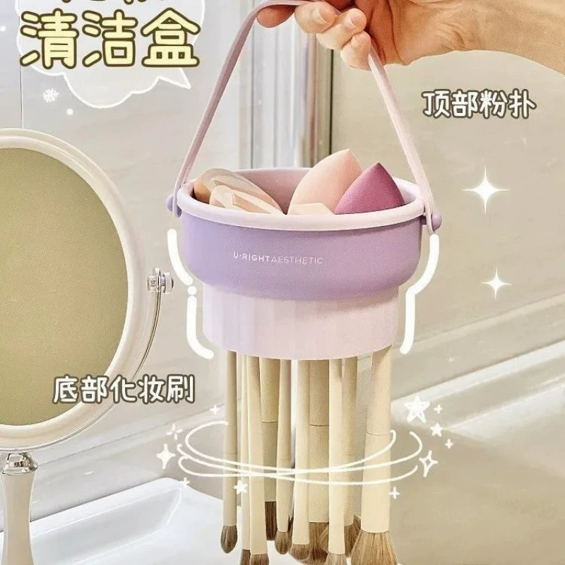 Harmless brush, silicone storage system, sponge