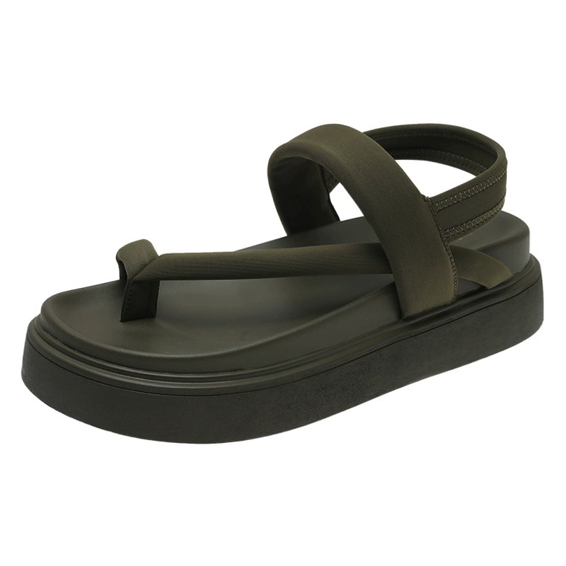 Прямые поставки с фабрики 2022 Весна и лето новая Корейская версия платформы для торта Внешняя торговля в наличии модные повседневные сандалии на носке прилив