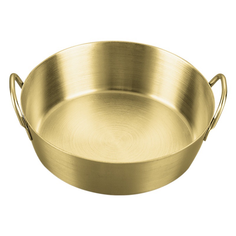 Coreano 304 salsa de acero inoxidable binaural Plato de oro comercial de inmersión condimento plato encurtidos snack plato al por mayor