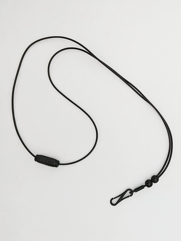 Basketball referee sweatless anti -rope anti -explosion rope anti -rope tope coach whistle silicon glue rope lane rope whistle