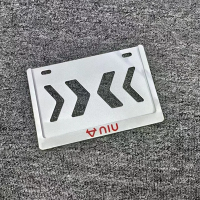 Nömrə qabı — Frame, Anti-Vibration Aluminum Alloy - mopai-double-layer-anti-bending-frosted-silver-calf-logo-not-suitable-for-nqi-models