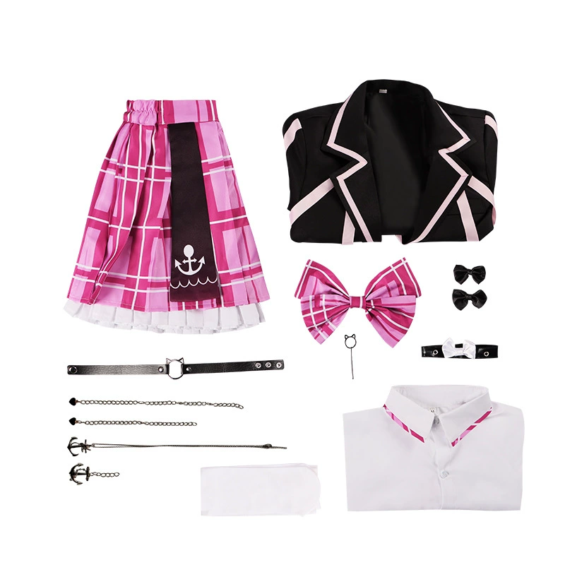 Student pleated skirt, suit, cosplay