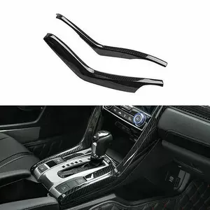 Honda Civic 2016-2021 üçün avtomobil daxili sürət qutusu paneli zolağı, dekorativ yamaq, qoltuqaltı qutusu