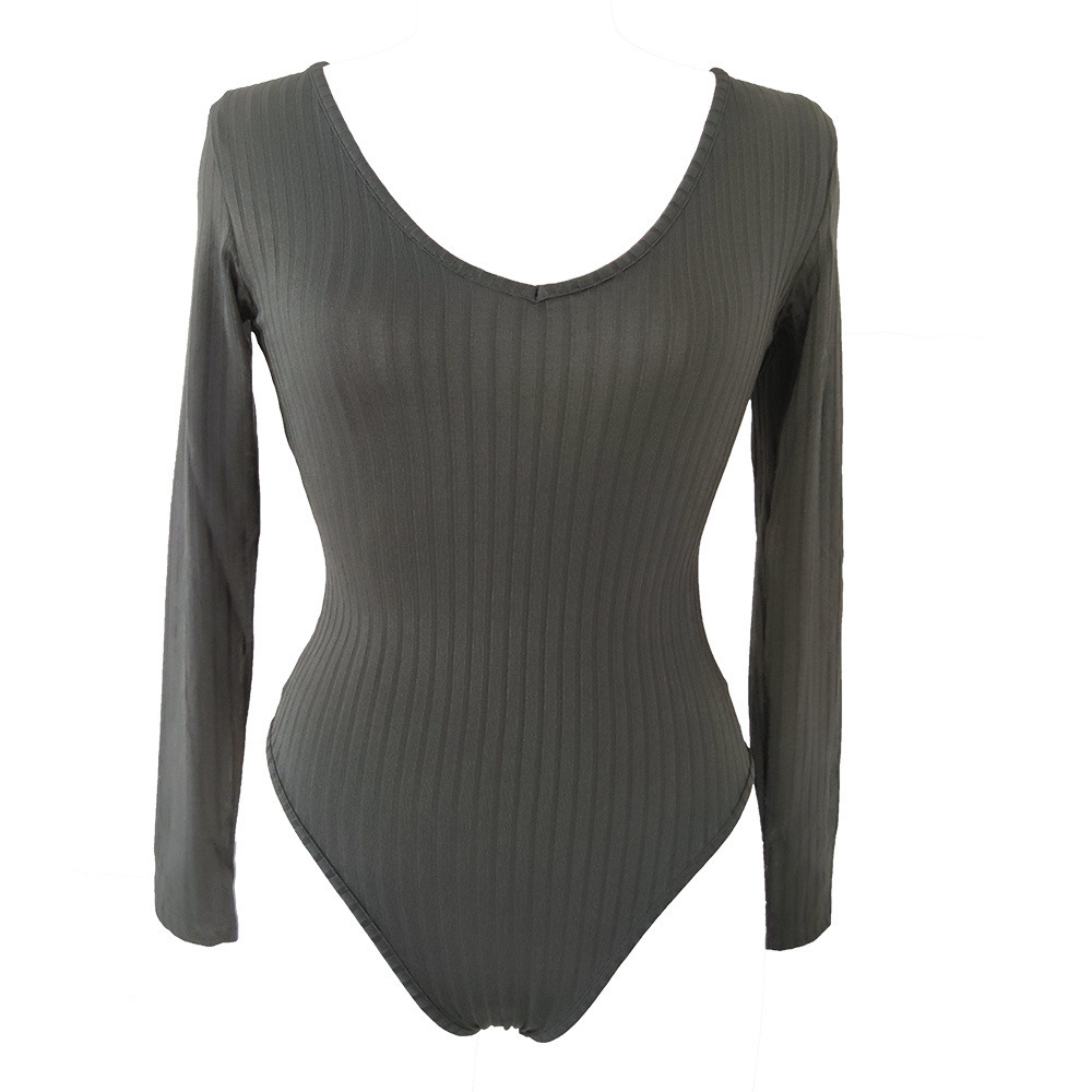 Summer, Spring, Autumn Season Wholesale Women'S Simple Style Solid Color Patchwork Bodysuits