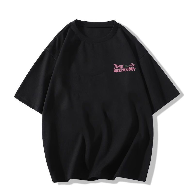 100% 純綿夏丸襟半袖tシャツ女子シンプル学院の怠惰な風が柔らかい隠れ肉が痩せている上着|undefined