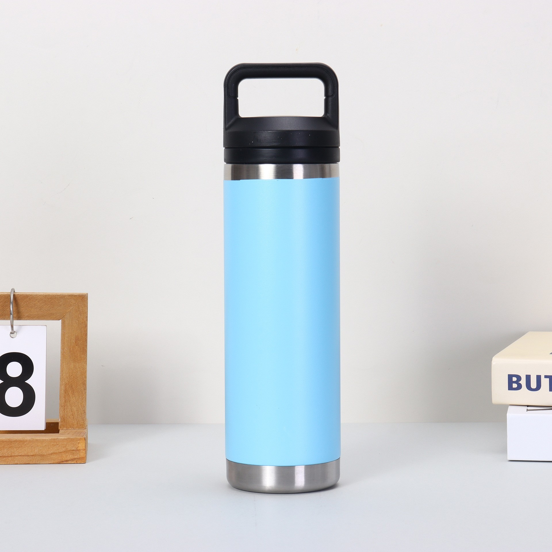 Transfronterizos de alta capacidad de viaje de 1100ml hervidor de agua 304 acero inoxidable doble taza de vacío hervidor de agua portátil al aire libre