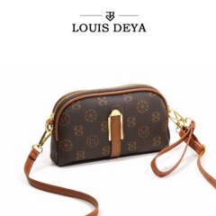 LOUIS DEYA高级感小跨包女包包2025新款女手拿包零钱包斜挎手机包