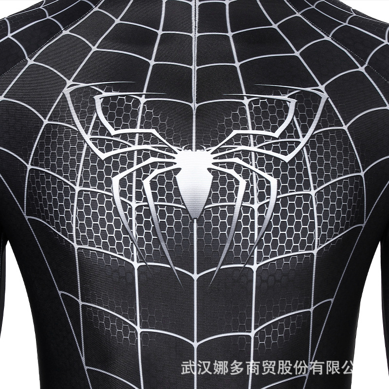 Mantianji 2007 Spider-Man 3 Venom cos suit adult bodysuit movie same style J19034BB