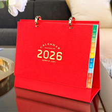 台历2026商务金圈经典记事日历红红火火中国年亚马逊企业礼品logo