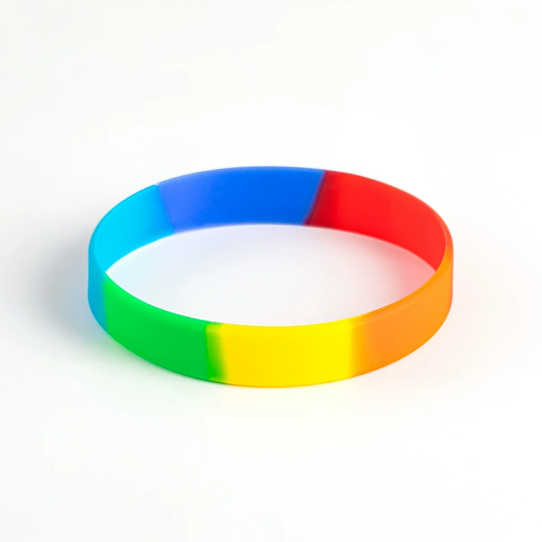 Rainbow segment colors