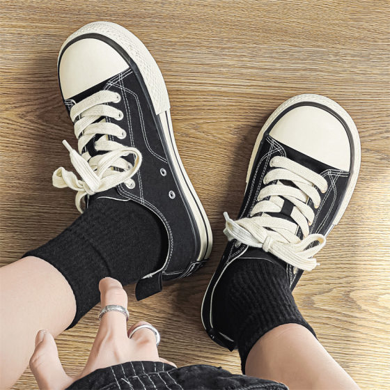 2024 New Student Couple Low-top Canvas Shoes Men's and Women's Shoes National Tide Niche Sports Casual Big Shoes X199