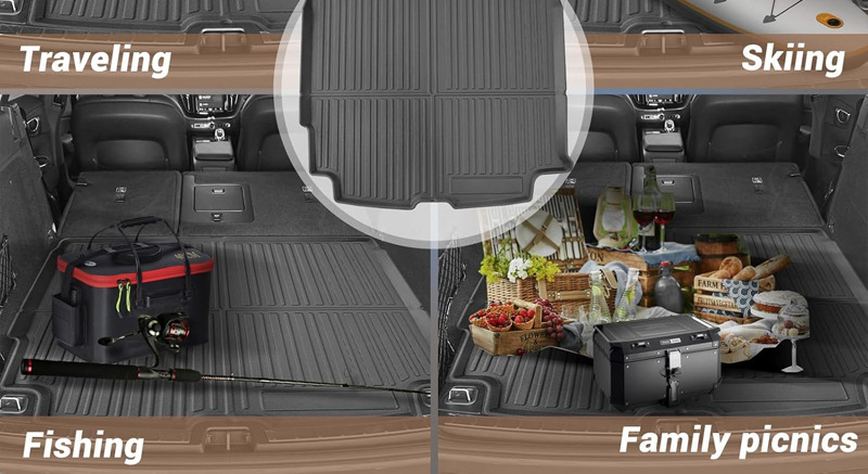 Suitable for Volvo Xc60 X90 Xc40 V90 S90 Ex30 Car Trunk Mat Tpe Foldableable