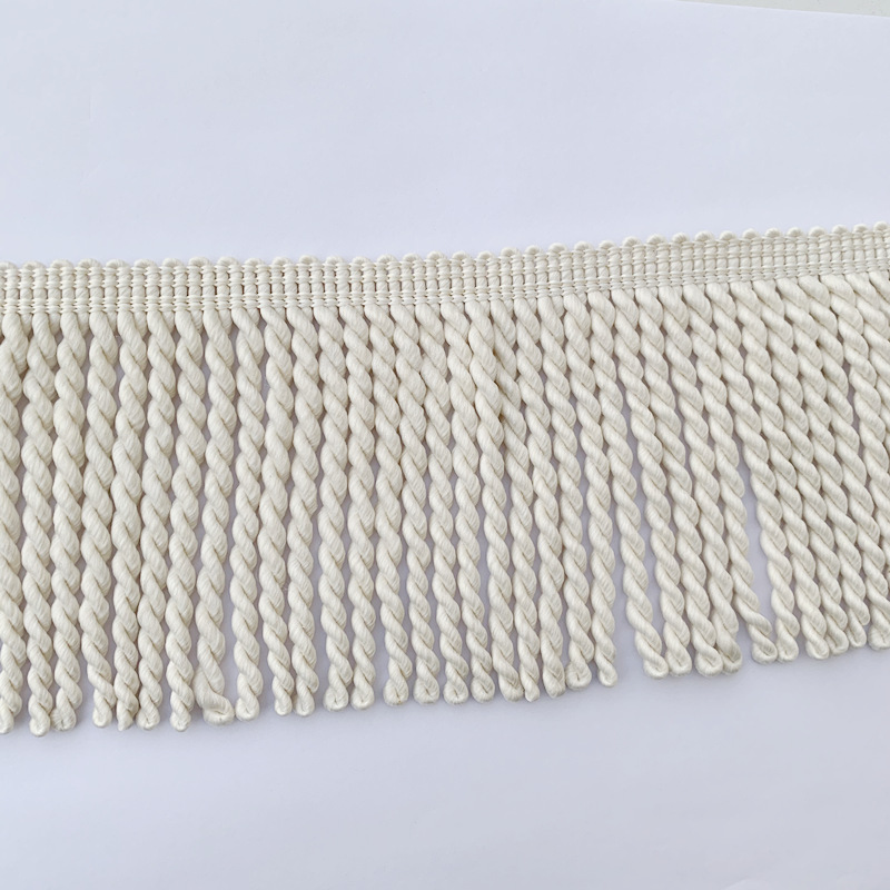 户外沙滩伞装饰流苏配件11CM棉扭排须流苏穗子来样品参考