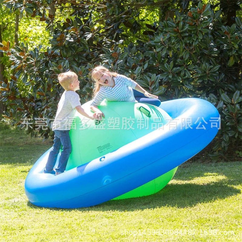 Надувной гигантский ролик, чтобы играть качели качалка, чтобы повернуть мяч надувной купол качалка игра качели