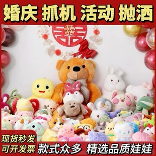 Wedding Doll Wedding Throwing Doll Grabber Doll Event Wedding Interactive Gift Street Stall Plush Toy Wholesale
