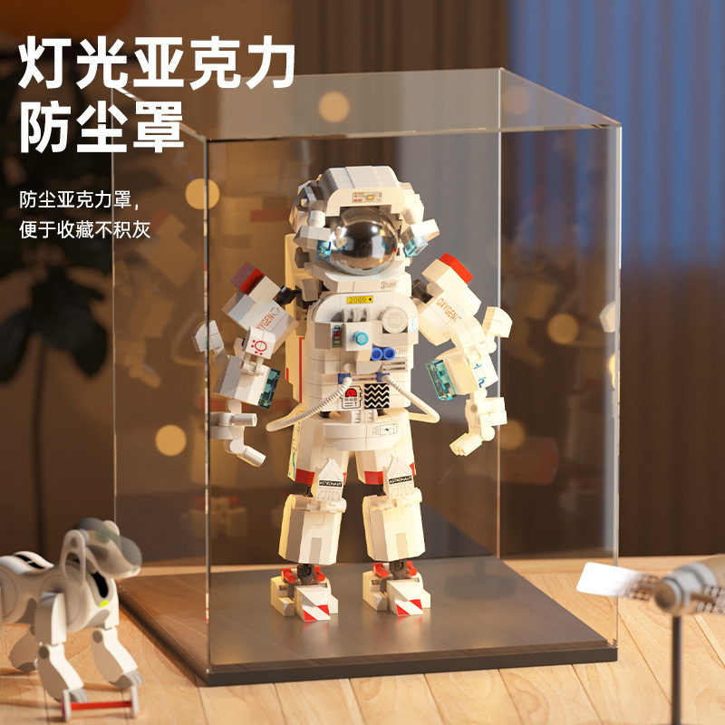Compatible transfronterizo Lego Space China Aerospace Breaking Astronauta Modelo de bloques de construcción Juguete para niños Regalo para niños