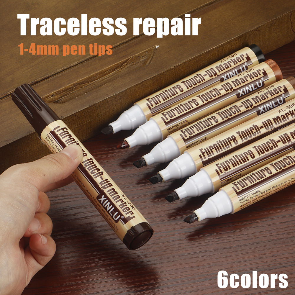 Muebles multicolores de madera de pintura de pintura de color decorativo con arañazos para muebles blancos de pintura impermeable de pintura de color marcador