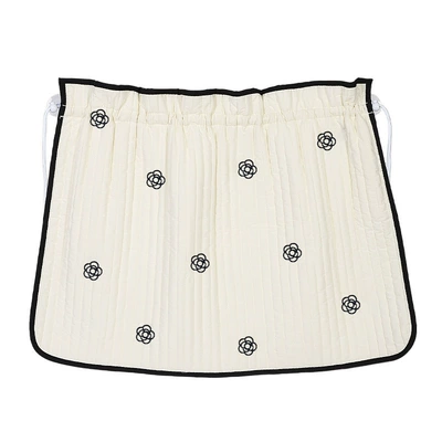 Car curtains: light-blocking curtains, cute suction cup style - quilted-hemmed-embroidered-curtains-with-camellia-motifs