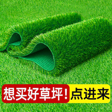 仿真草坪绿地毯户外人造塑料假草皮人工仿真室外围挡幼儿园足球场