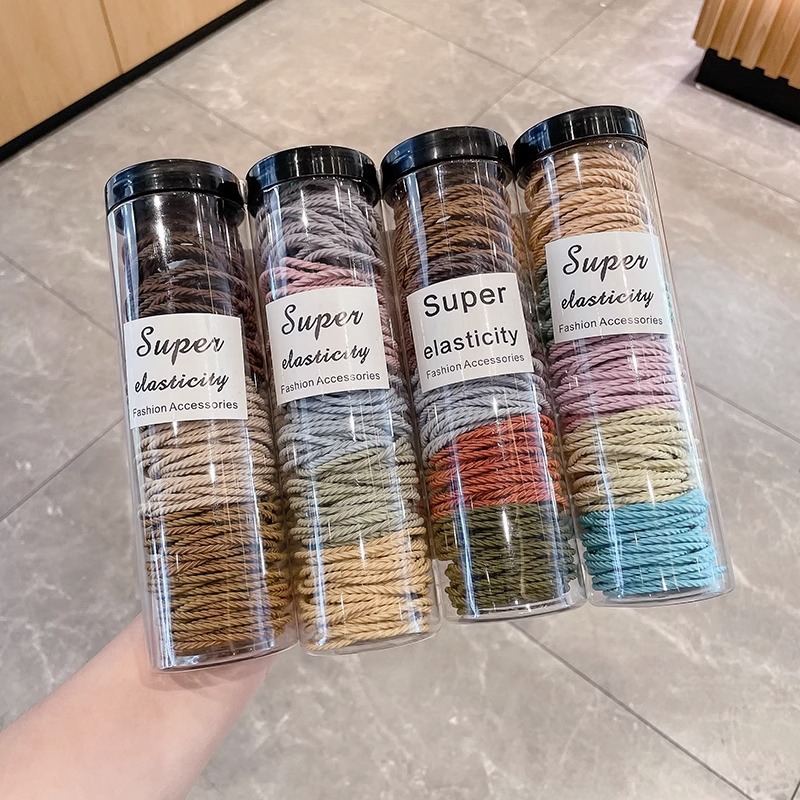 Cuerda de pelo para niños tocado bebé banda de goma elástica alta duradera no lastimar el cabello banda de goma corbata pelo de las niñas banda de pelo accesorios para el cabello