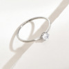 Fashionable ring stainless steel for beloved, simple and elegant design, 1mm