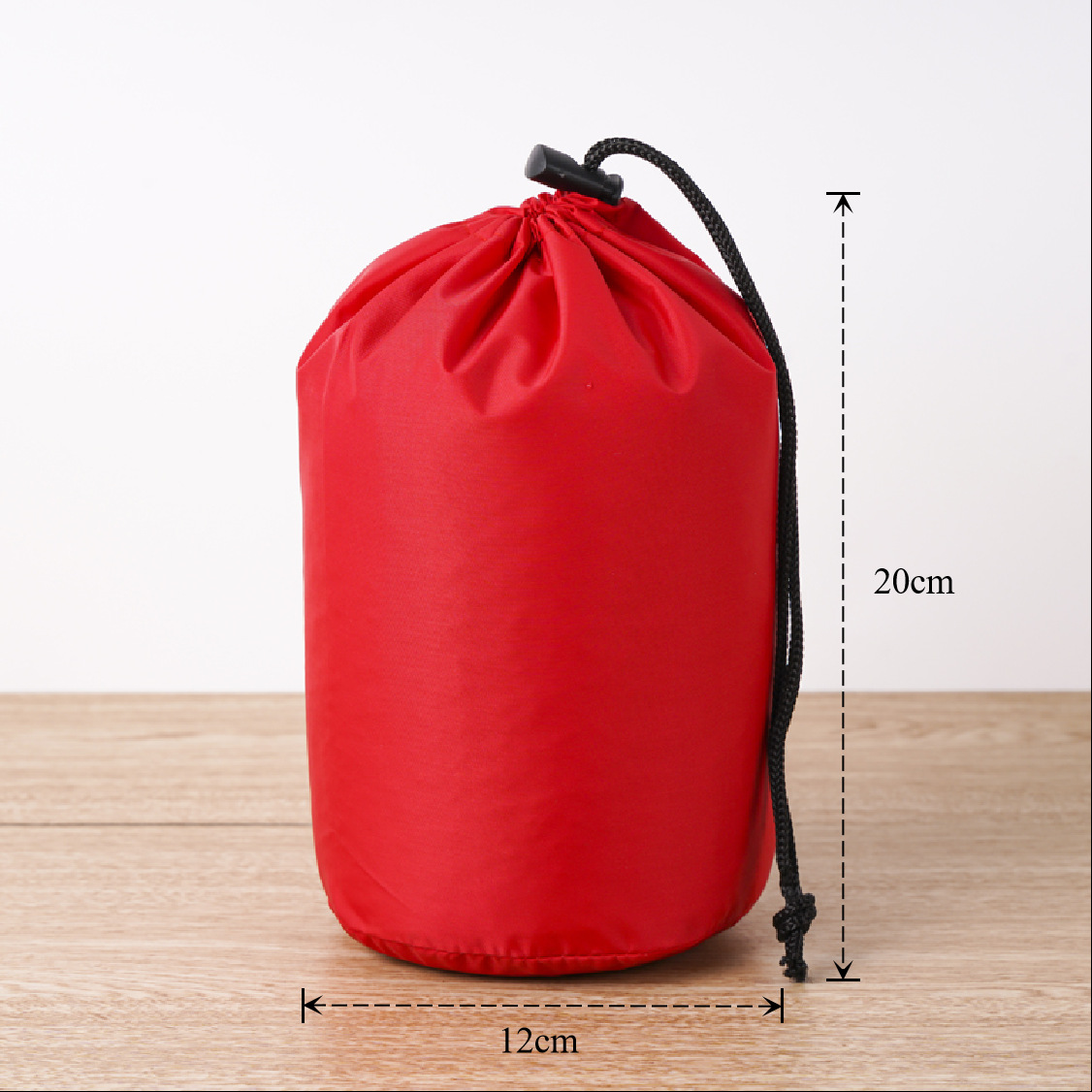 Bolsa de cuerda de nylon impermeable cilíndrica de plumón para ropa doméstica de poliéster bolsa de almacenamiento bolsa de embalaje bolsillo de paquete de contracción image 107