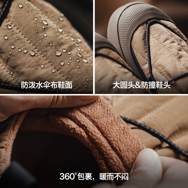 Non-slip winter low insulated keep warm casual footwear platform