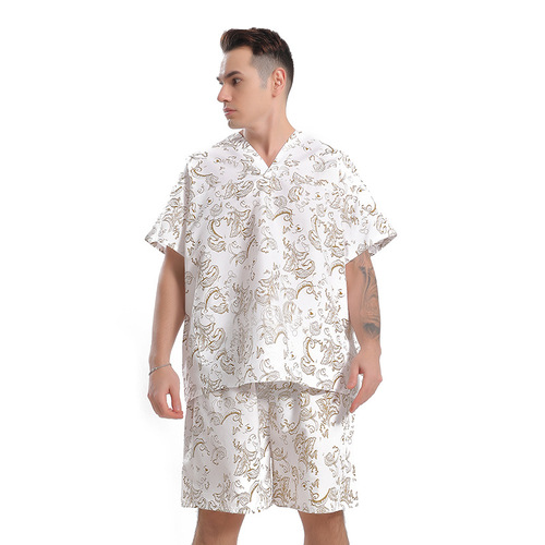 Special Large Bathwear Set for Men, Including Shower Gowns, Sauna Wear, Massage Wear, and Foot Bath Store Robes