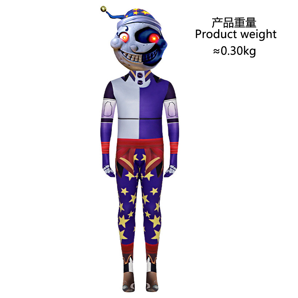 Halloween Sundrop Fnaf Luna Sol final Head Cosplay Siamés medias vulnerabilidad de seguridad