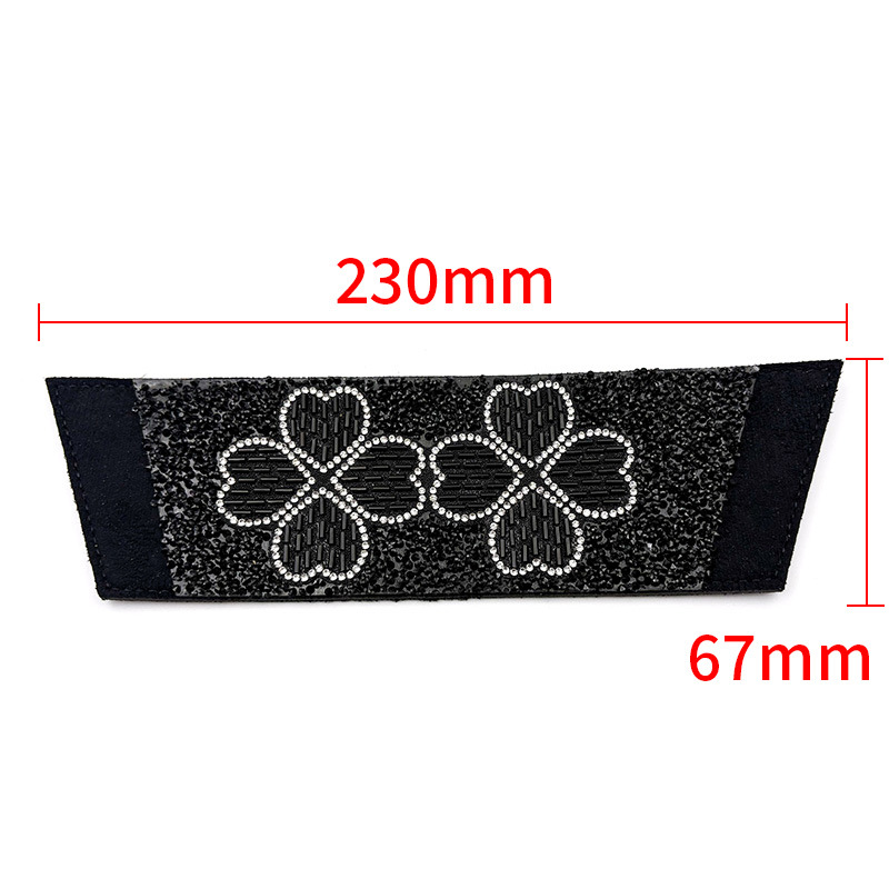 Nuevos accesorios de zapato DIY una sola forma de sandalias de diamante semiacabados zapatillas taladro superior