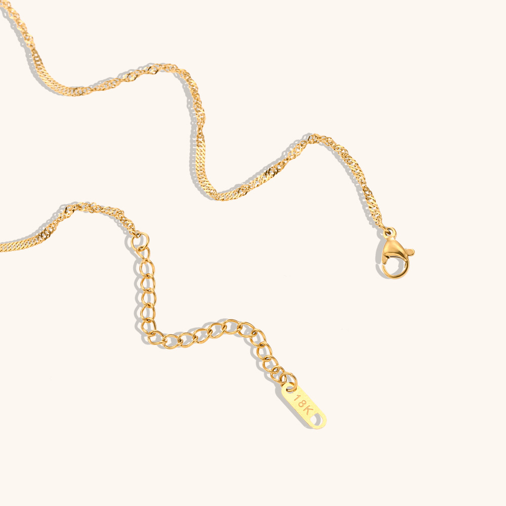 1 Piece Fashion Geometric Stainless Steel Titanium Steel Plating Pendant Necklace_colorza_5