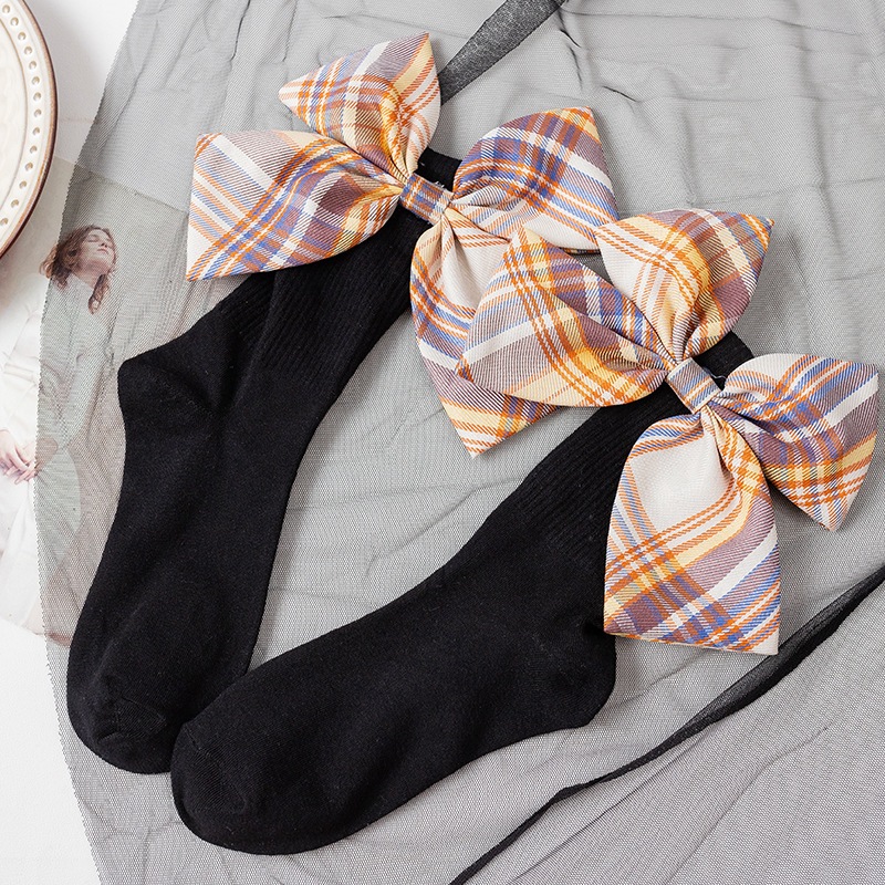Calcetines de las nuevas mujeres arco grande estilo Lolita estilo preppy calcetines JK personalidad dulce princesa calcetines al por mayor