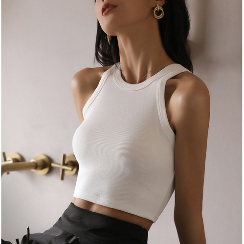 Internet celebrity short black bottoming thread camisole women's summer inner sleeveless design stylish outer top