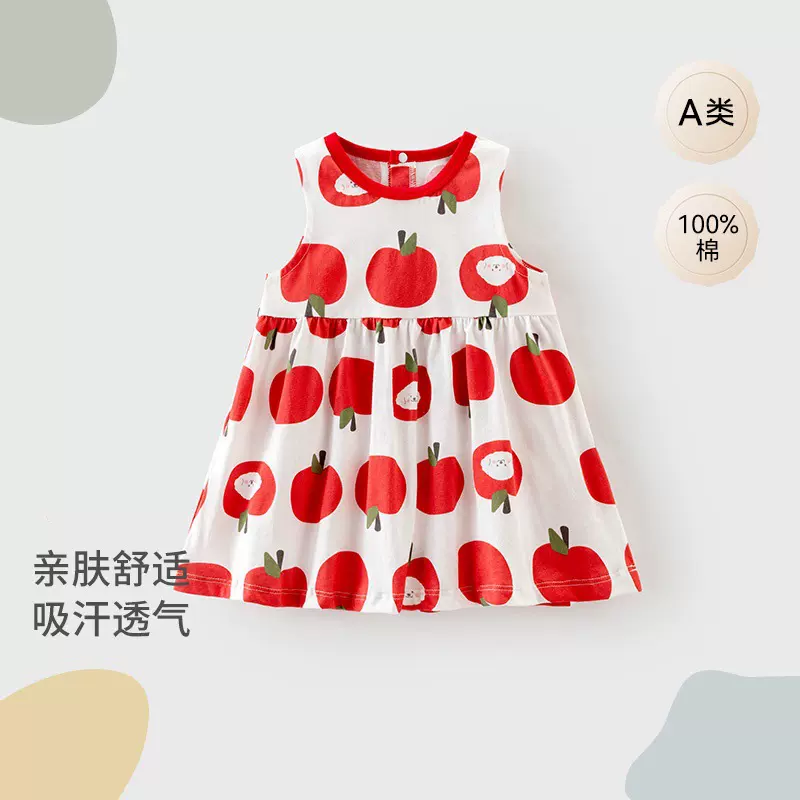 婴儿衣服宝宝连衣裙女宝宝碎花裙夏季薄款宝宝衣服夏装裙子