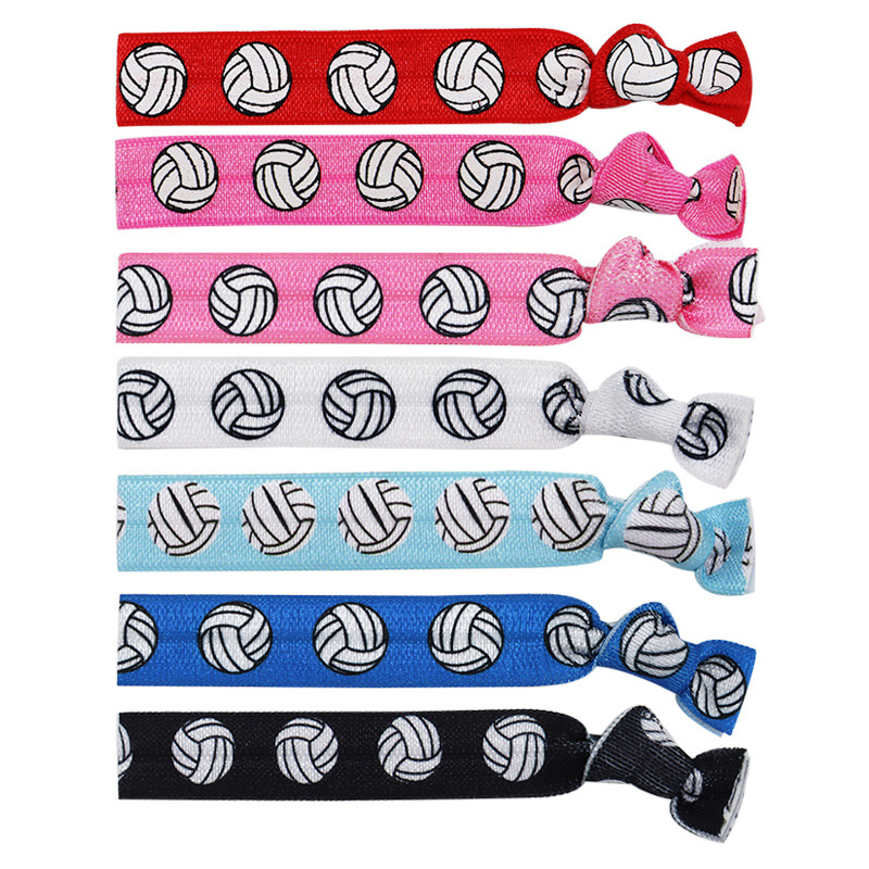 Volleyball Sports Knot Hair Loop Elastic Band Cross-border Elastic Rope Elastic Band Elastic Band Spot ins